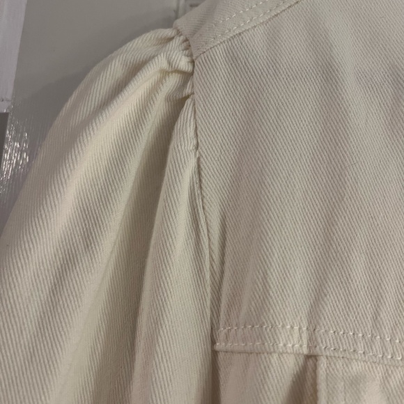 White jean jacket - Picture 2 of 5